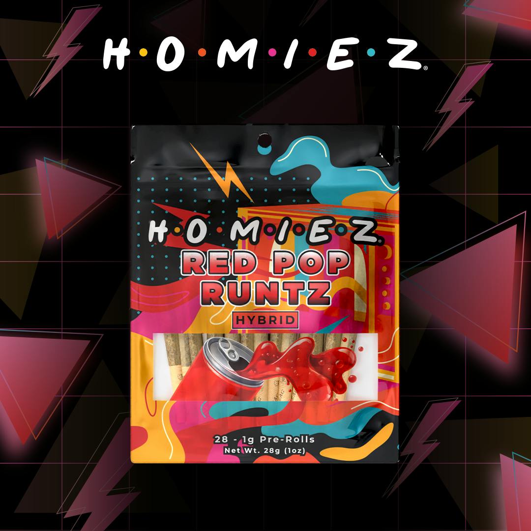 Homiez - 28-Pack 1g Prerolls - Red Pop Runtz
