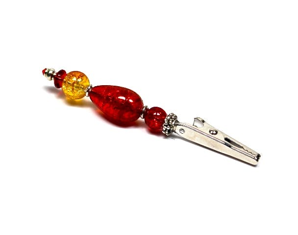 Red & Gold Roach Clip