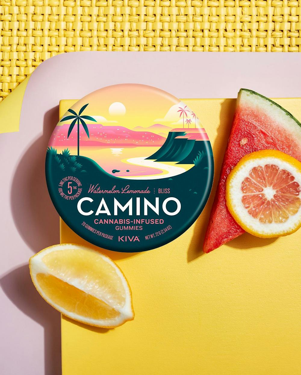 Product Camino | Watermelon Lemonade | Gummies | 20ct | 100mg