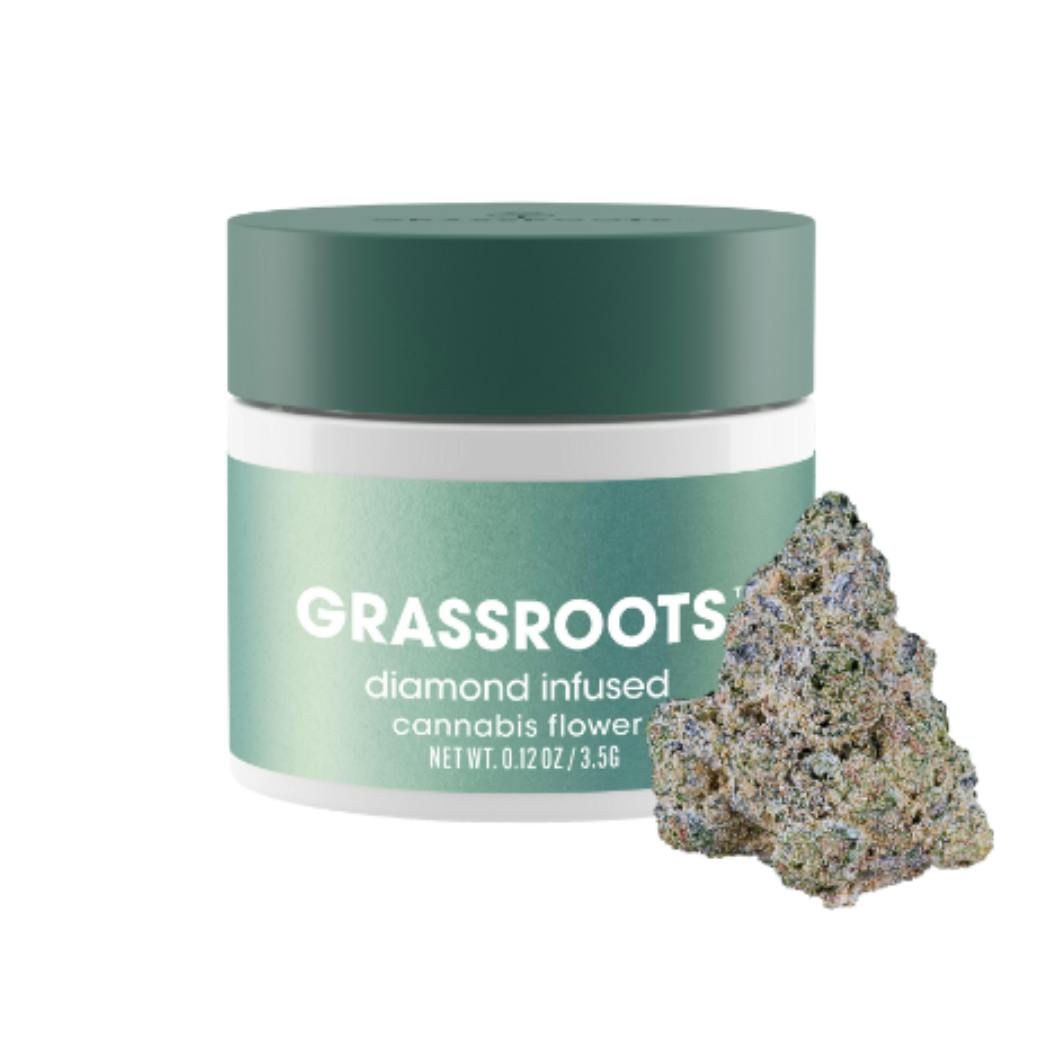Grassroots | Nuclear Muffins | Diamond Infused | 3.5g