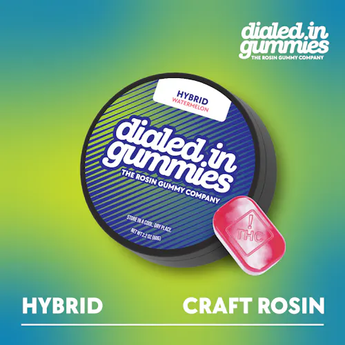 100mg – Watermelon – Rosin Gummies (10pk)-active