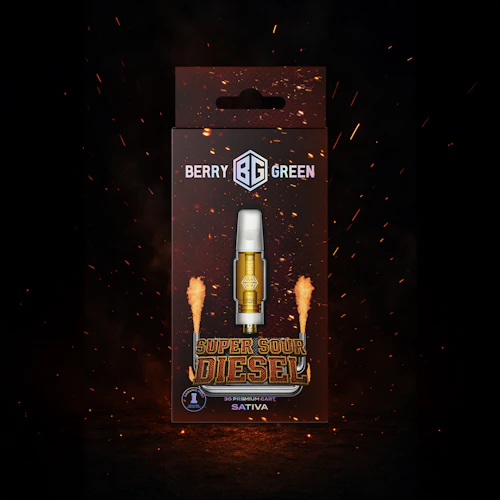 Berry Green - 3g Cart - Super Sour Diesel