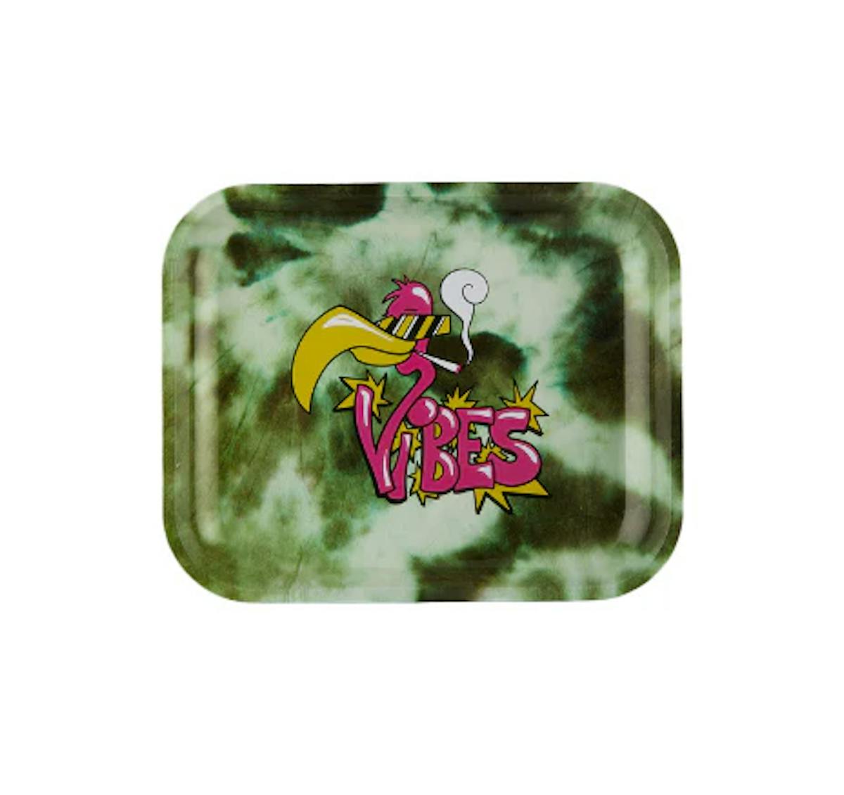 Photo of VIBES | Small Metal Flamingo Rolling Tray