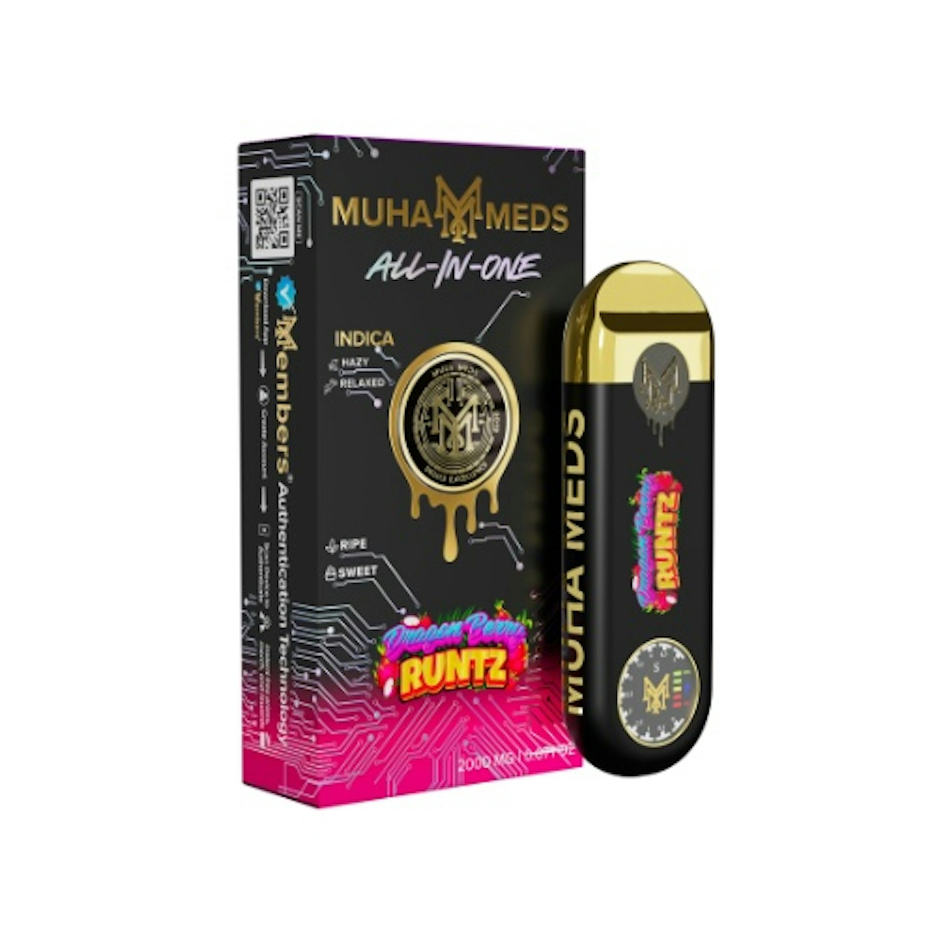 Muha Meds AIO - Dragon Berry Runtz Disposable