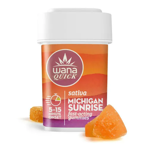 Wana Quick Michigan Sunrise Gummies 200mg Rec-active