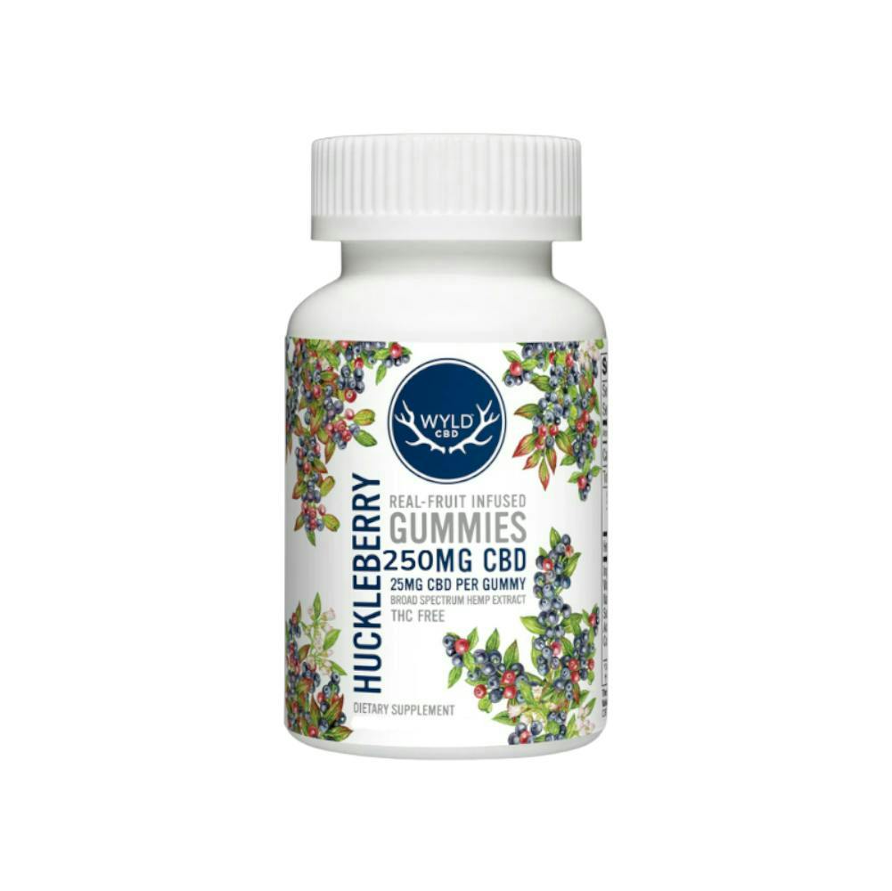 Wyld CBD Huckleberry 250mg CBD Gummies