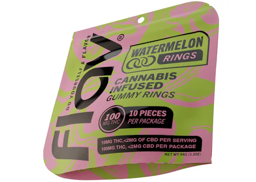 Mega Rings | Watermelon | Gummies | 2pk | 100mg-4