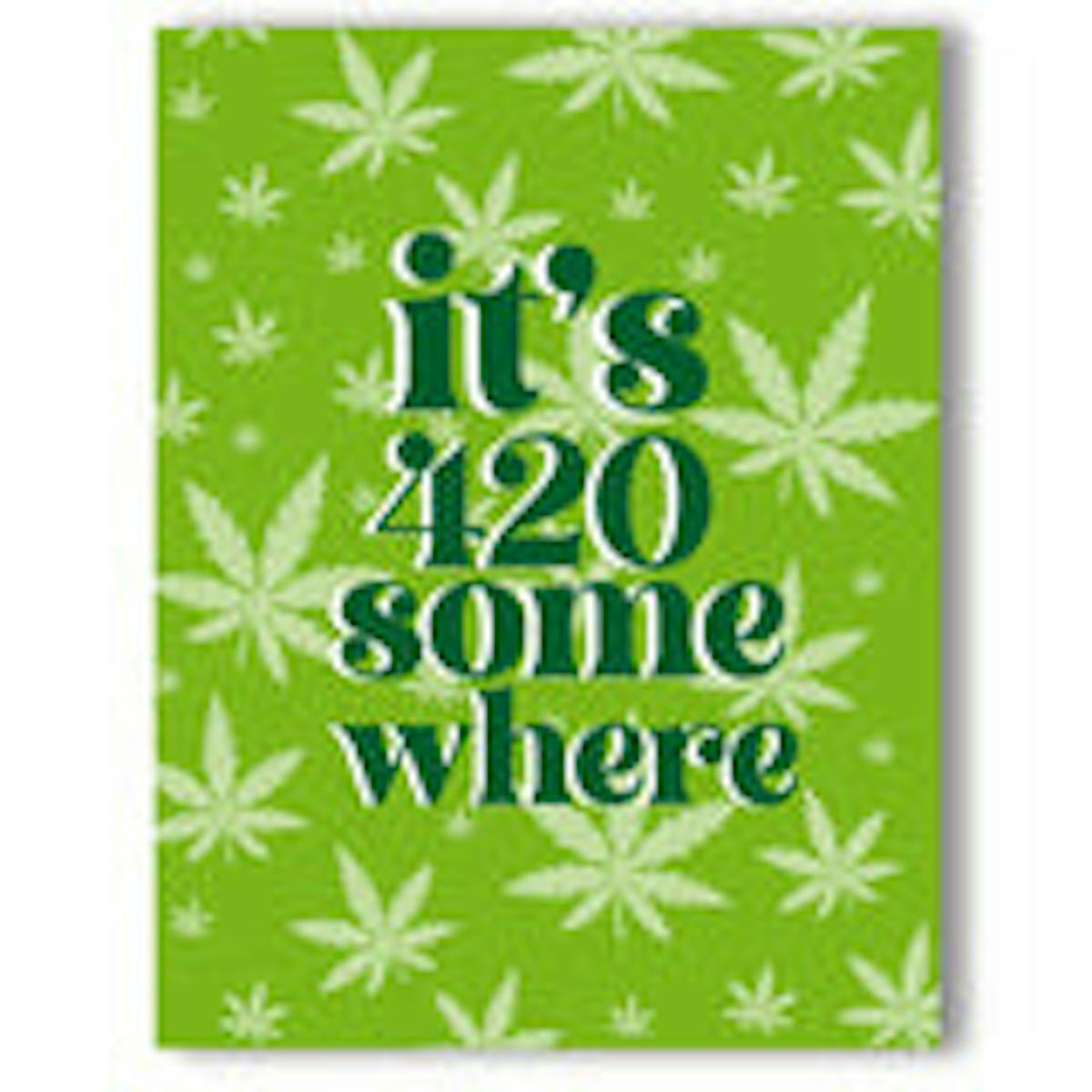 Photo of Kush Kards | Its 420 Somewhere – Traditional Greeting Card