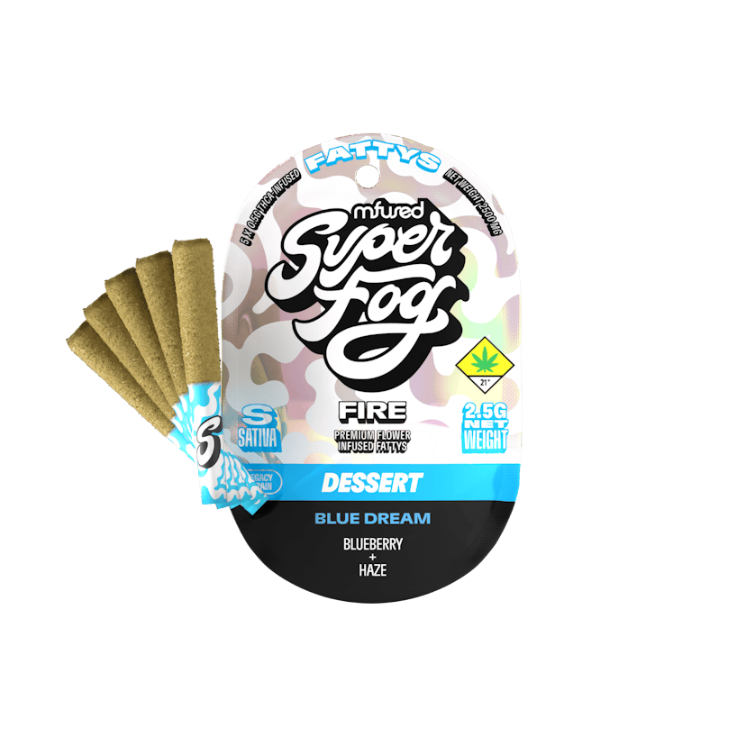 Mfused Twisted Infused Fattys : 2pk Tropical Sapphire Kush