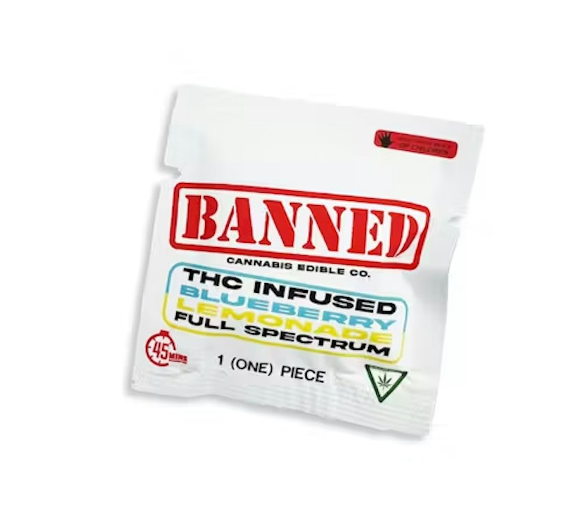 Banned | 200mg Single Gummy | Blueberry Lemonade