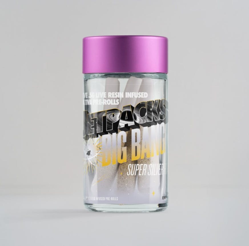 Product Infused Preroll | Super Silver Haze (S) 5pk | Jetpacks Big Bang