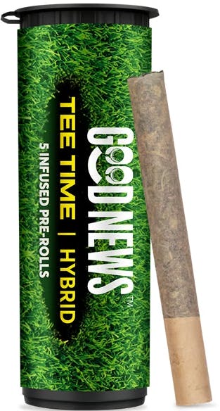 Product Tee Time Infused Pre Roll 5 Pack
