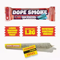 DOPE SMOKE | Strawberry Shake | Liquid Diamond Infused Joint | 1.2G - product image at King of Budz