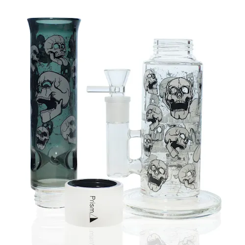 Prism | Skull Big Honeycomb Single Stack Bong-1