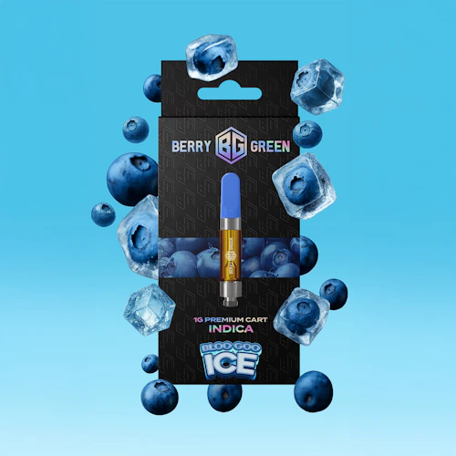 Berry Green - 1g Cart - Blue Goo Ice