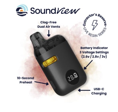 SoundView Extractor's Reserve: .5g AIO High Terpene Series - Blue