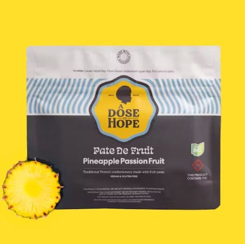 Photo of Pineapple Passionfruit Pate De Fruit RSO Gummies 100mg | 10pk