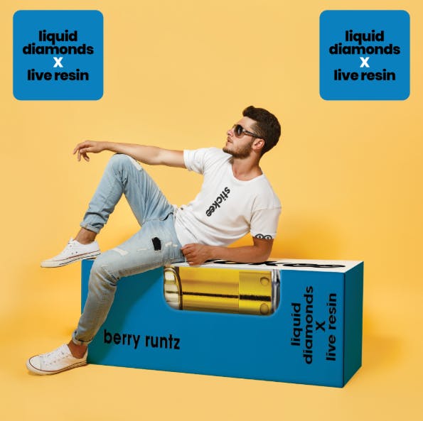 Product: Berry Runtz | 510 Thread | Live Resin x Liquid Diamonds | Stickee