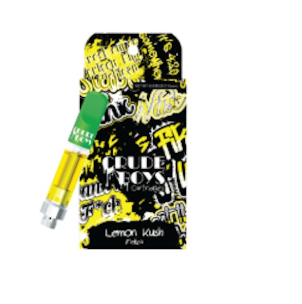 Lemon Kush | 1g | Vape Cart | Crude Boys (I)