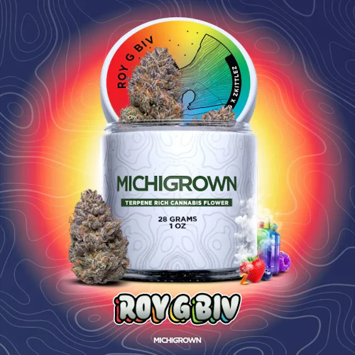 Michigrown - 28g Prepack Jar - ROY G BIV