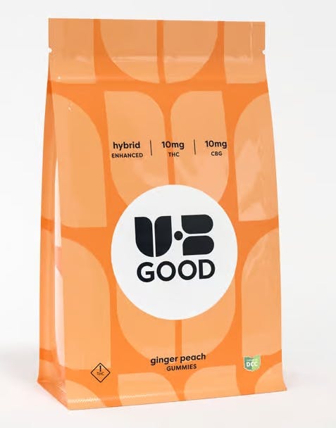 Ginger Peach 1 1 THC CBG 10 X
