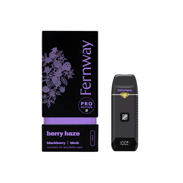 Fernway Disposable PRO Berry Haze .5g (indica, disposables)