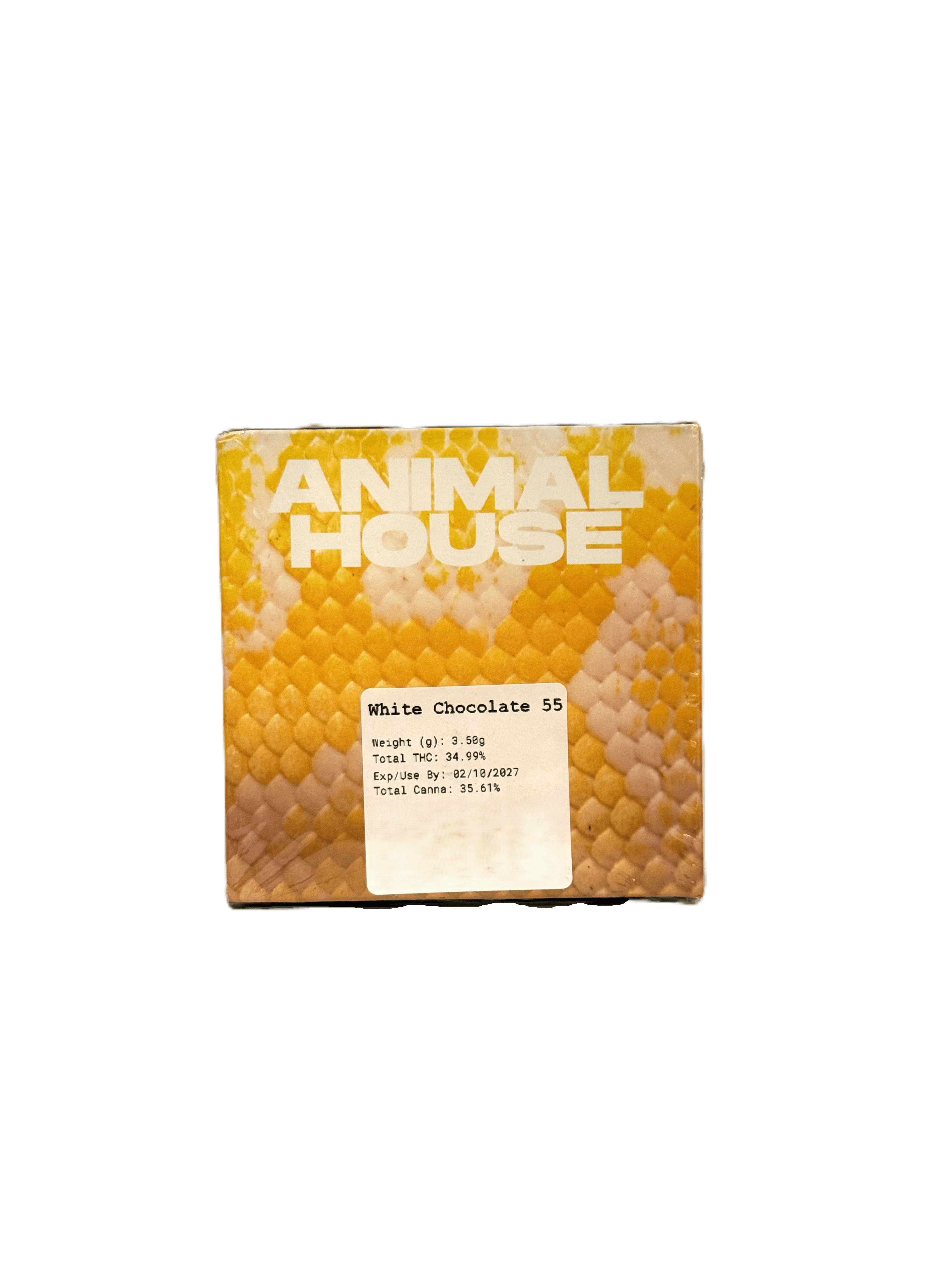 Animal House | White Chocolate 55 | Infused | 7ct | 3.5g