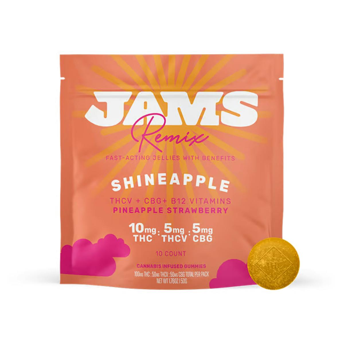 Photo of JAMS Jellies Remix | Shineapple | 100mg