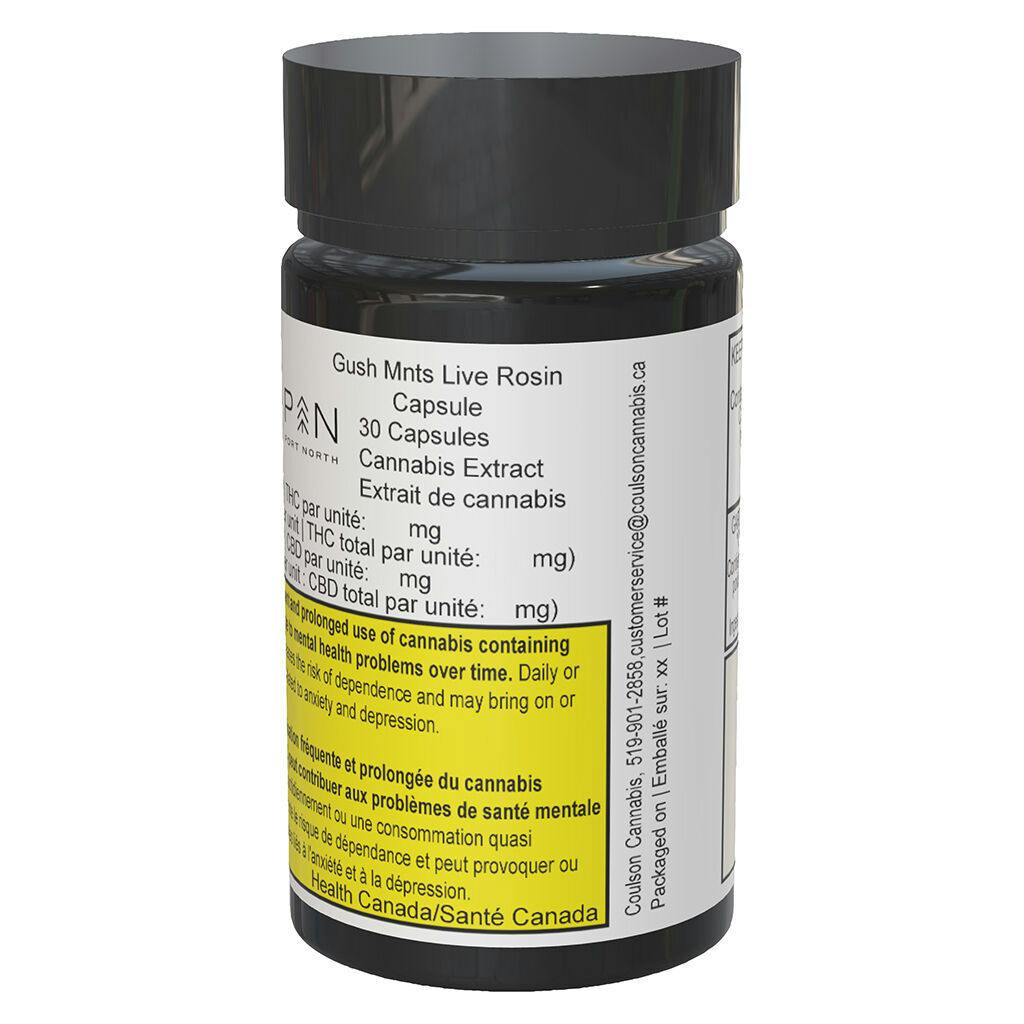 Port north - gush mints live rosin capsules - 30 caps
