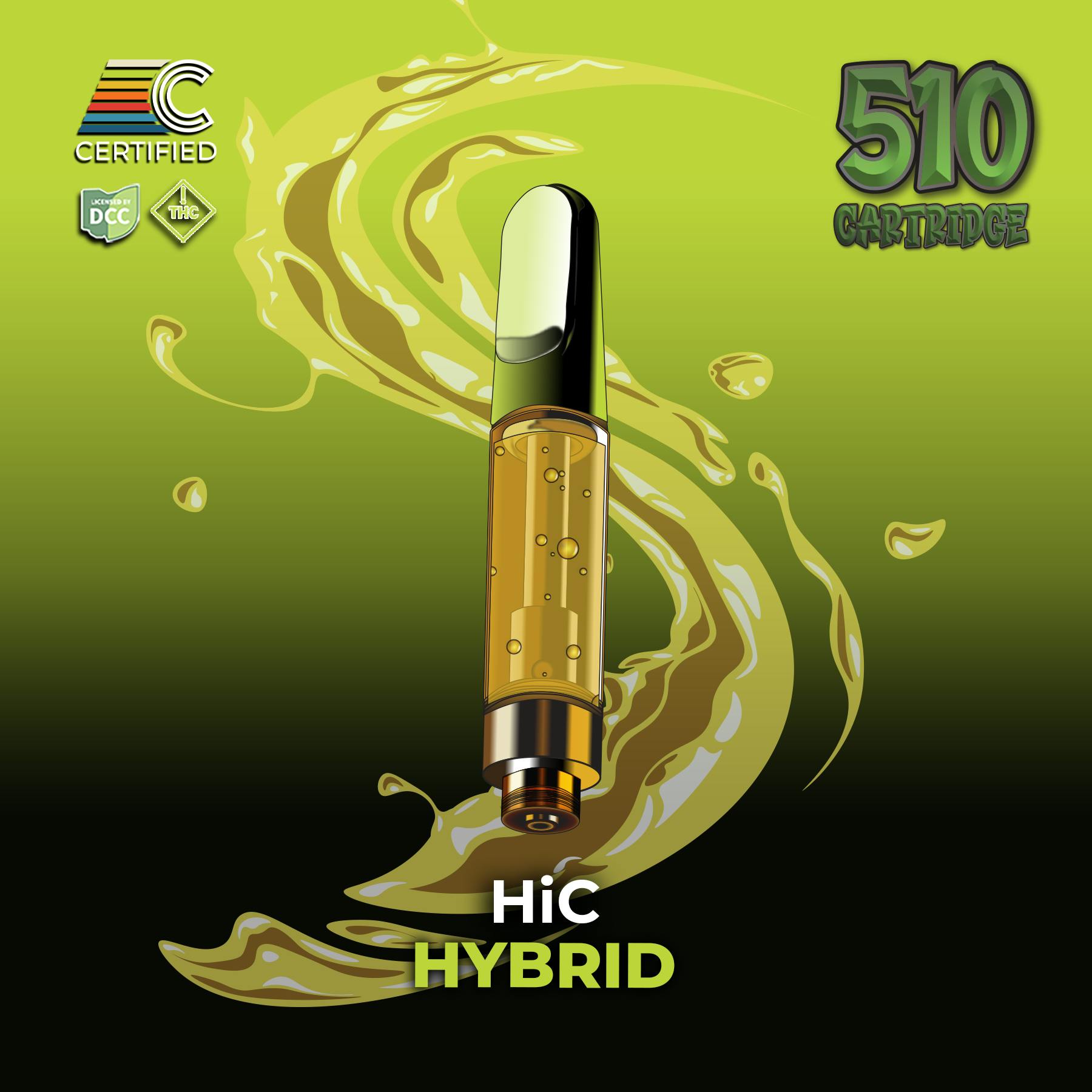 HiC | 1g Distillate Cartridge | Piqua - OCC