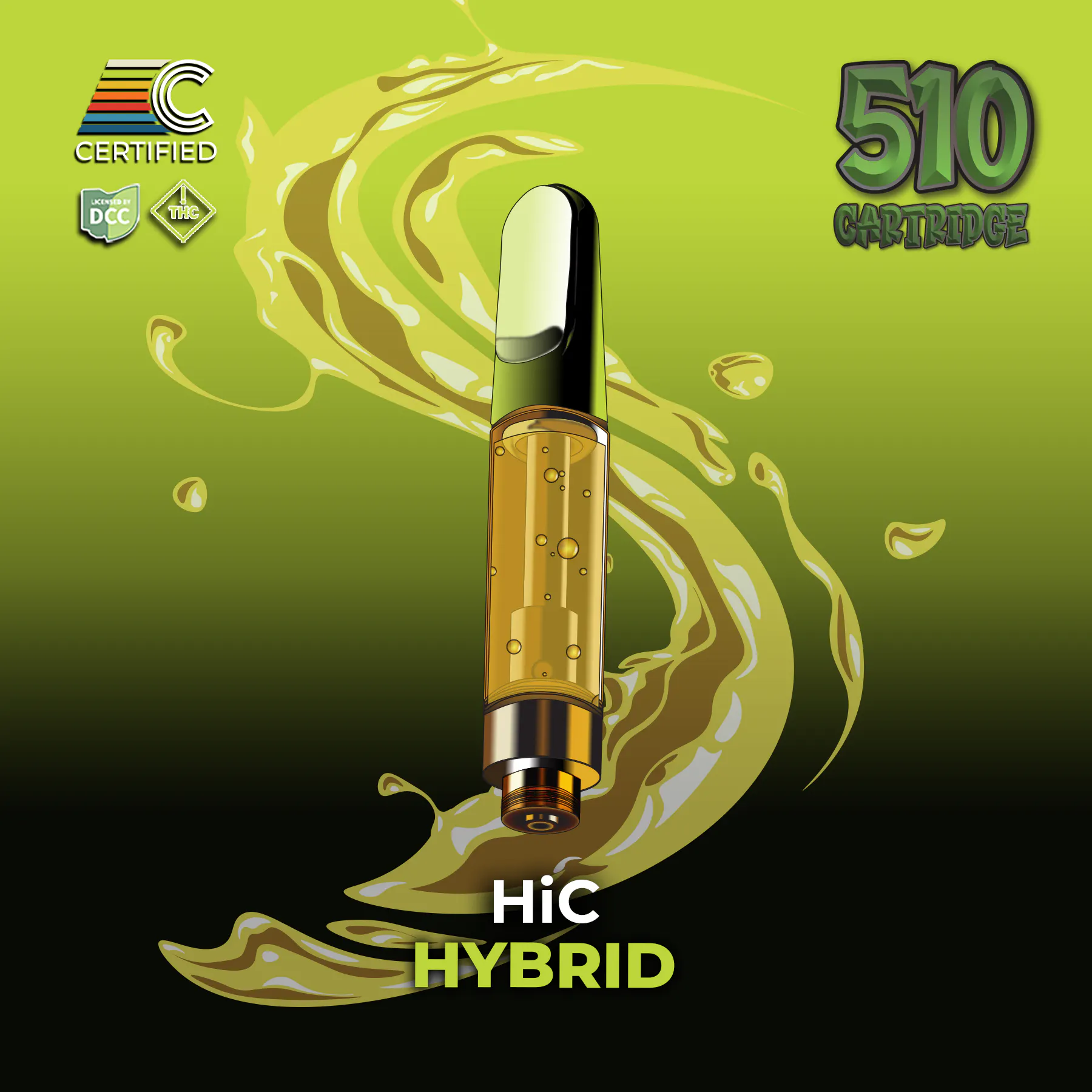 HiC | 1g Distillate Cartridge | Columbus - OCC