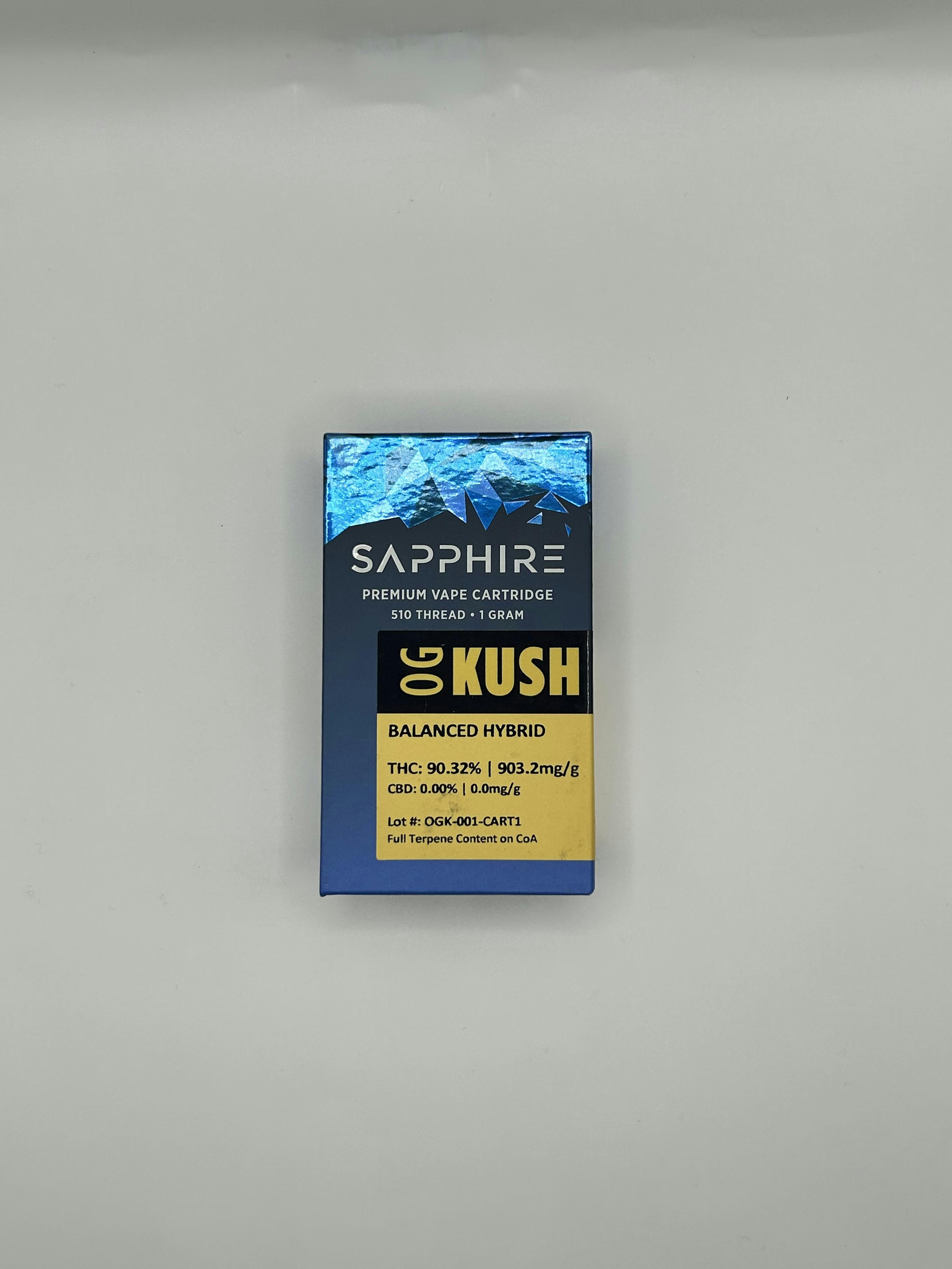 Photo of Sapphire | OG Kush | 510 Cart