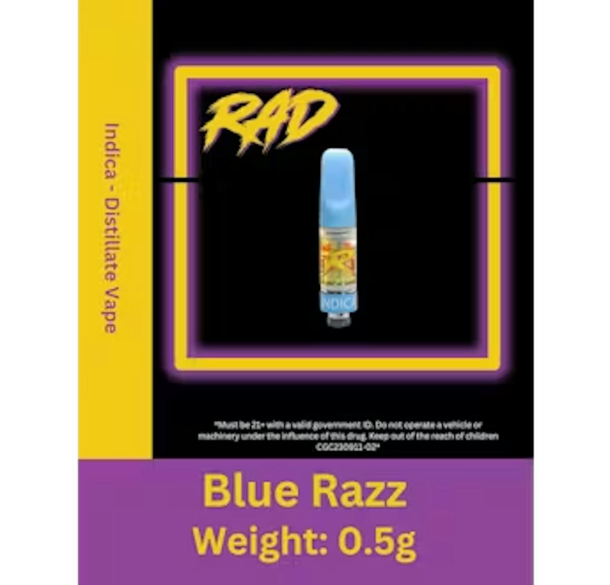Photo of RAD | Blue Razz | Cartridge | 0.5g