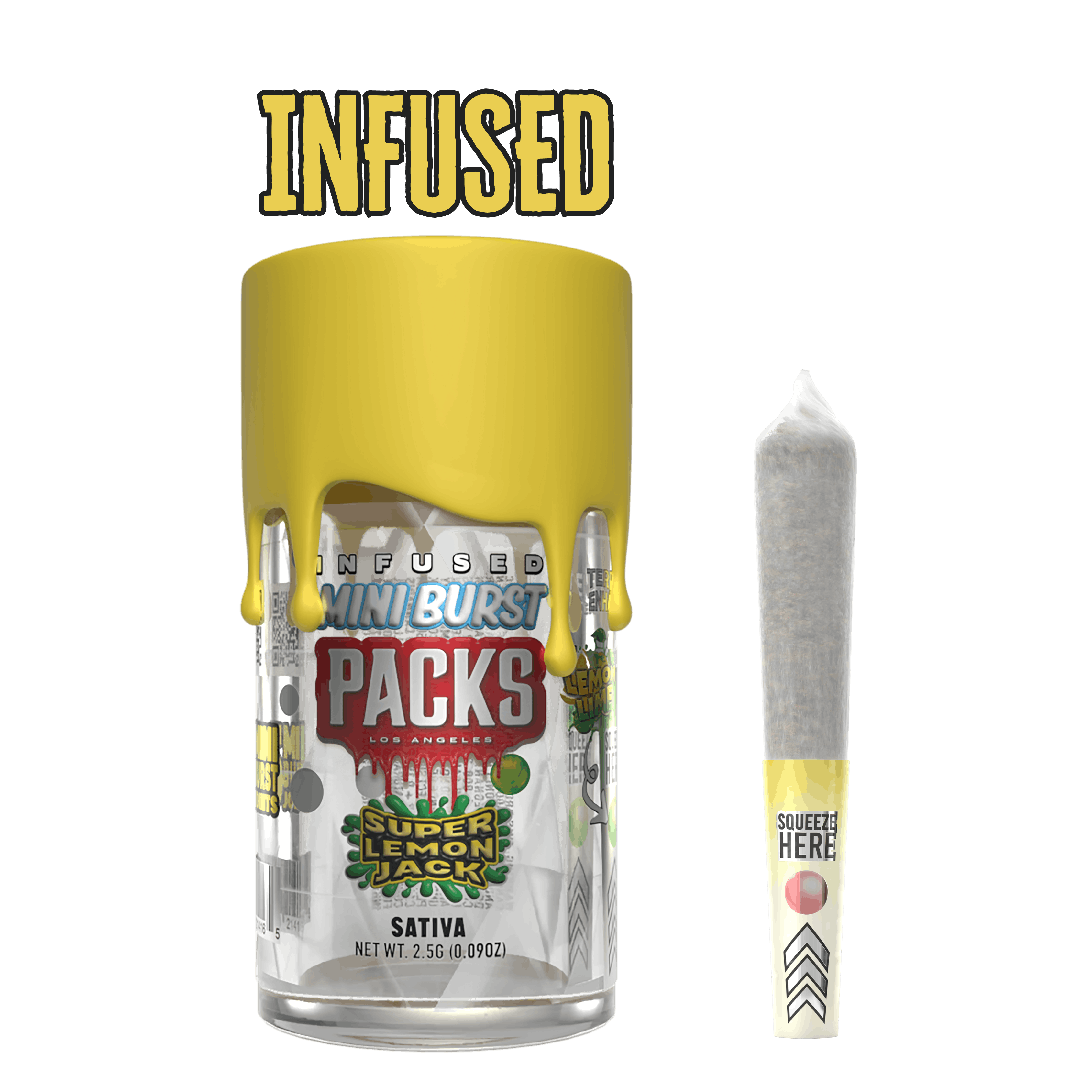 SUPER LEMON JACK | Packs Mini Bursts - 5 Pack Infused Mini Joints | 2 ...