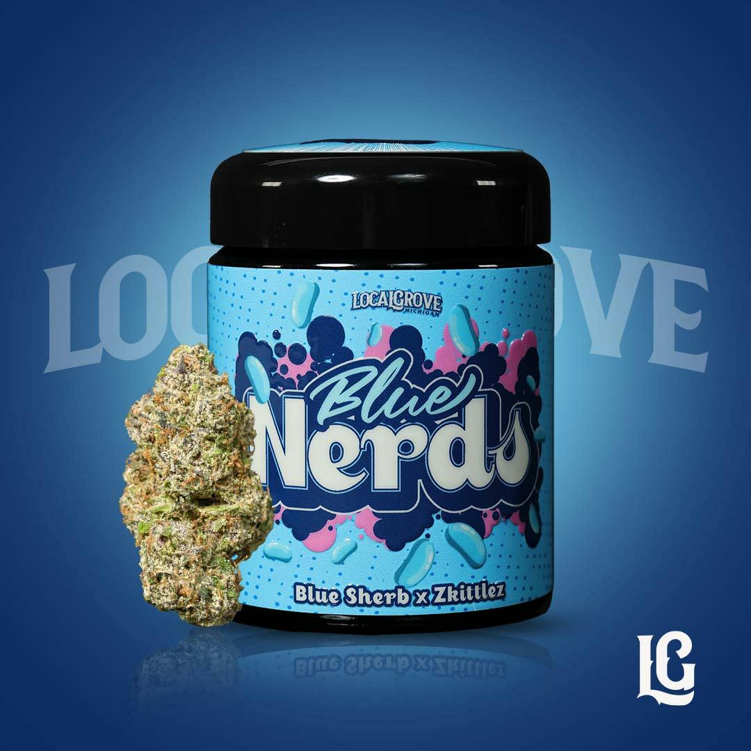 Buy Local Grove - 14g Prepack Jar - Blue Nerdz Flower Cannabis