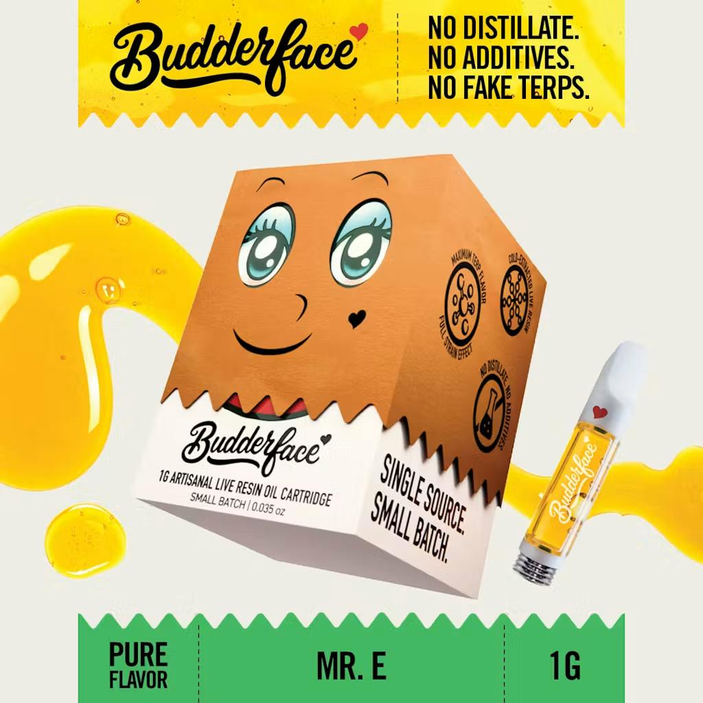 Budderface - 1g Live Resin Cart - Mr. E