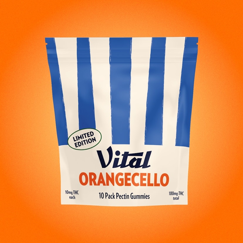 Vital Pectin Gummies: 10pk Orangecello (H) 100mg