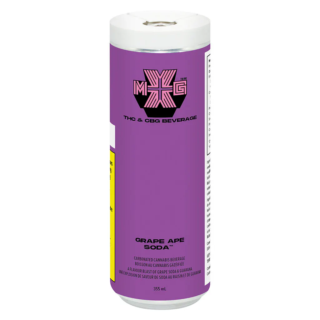 XMG+ - Grape Ape THC+CBGBeverage - Blend - 355ml | Inspired