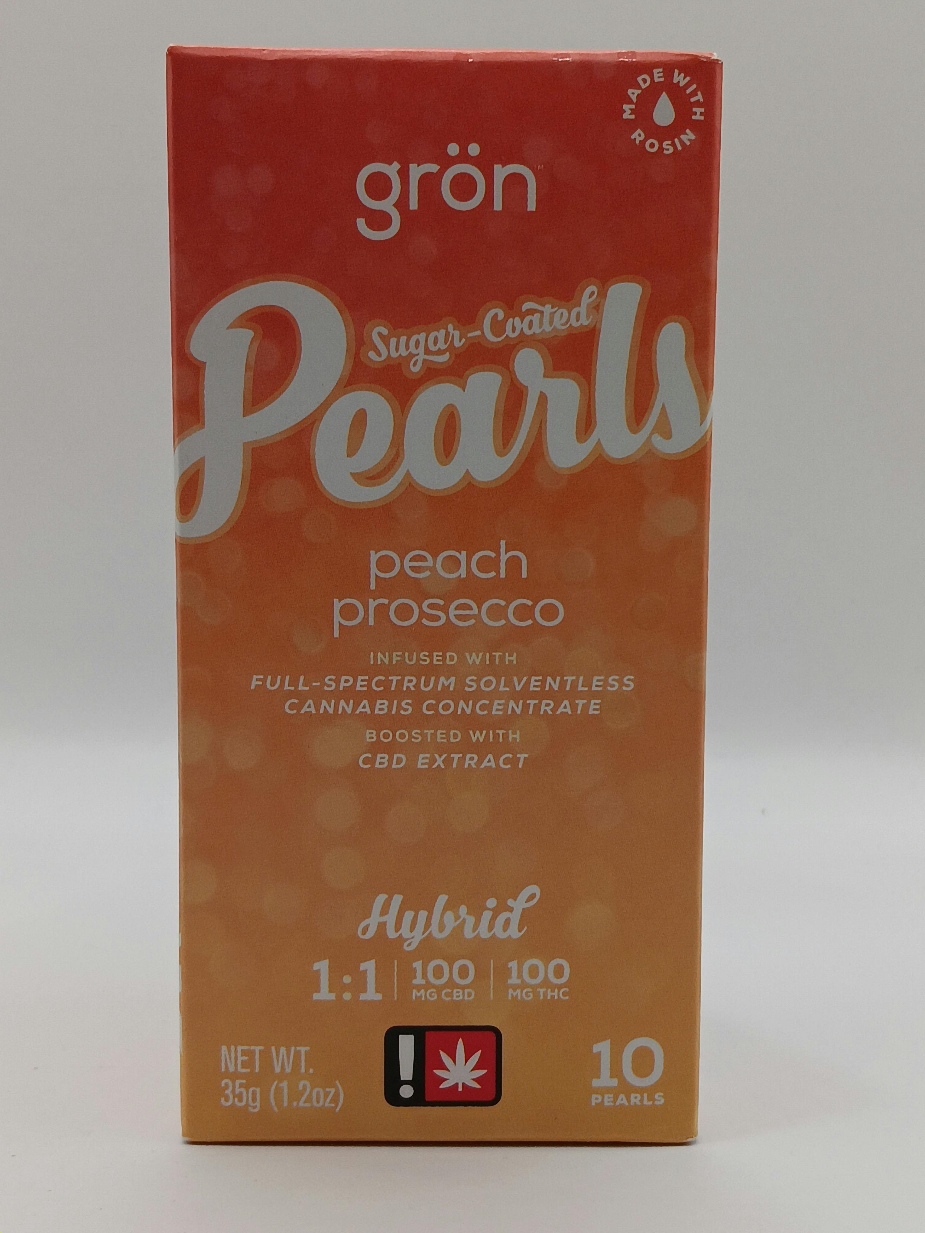 Photo of 1:1 Peach Prosecco Pearls – CBD/THC