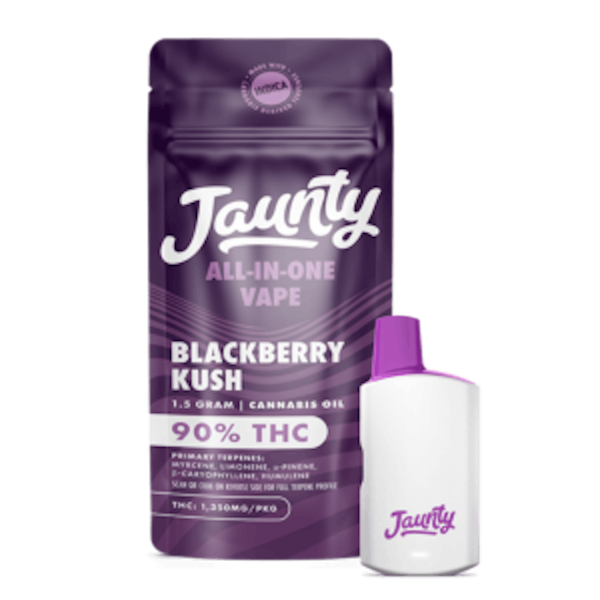 Photo of Jaunty | Blackberry Kush | All-In-One Vape 1.5g
