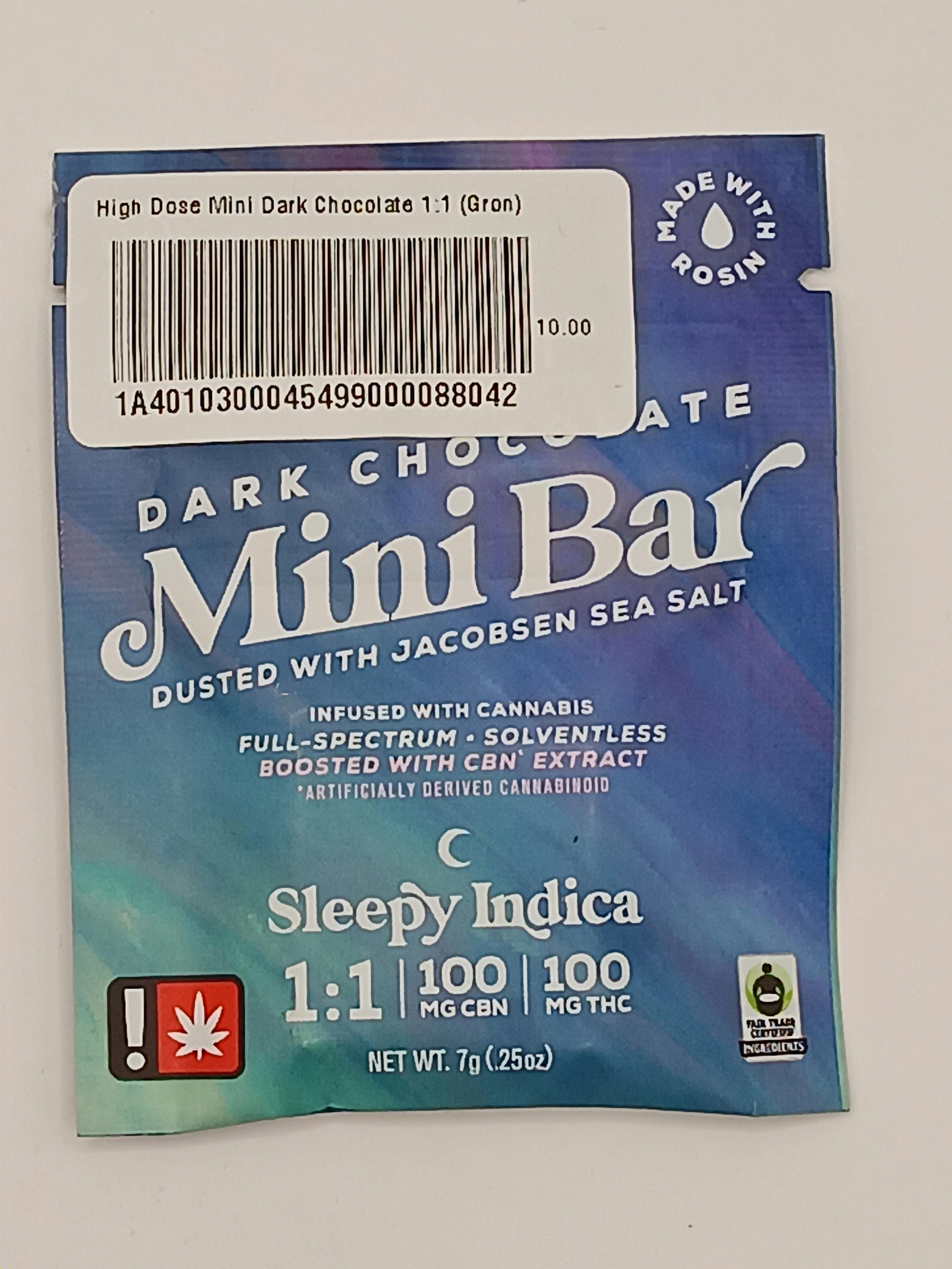 Photo of High Dose Mini Dark Chocolate 1:1 (Gron)