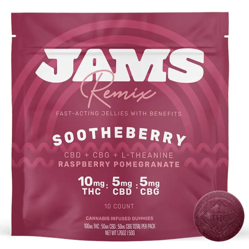 Curaleaf-Jams Jellies Remix-Sootheberry-10pk