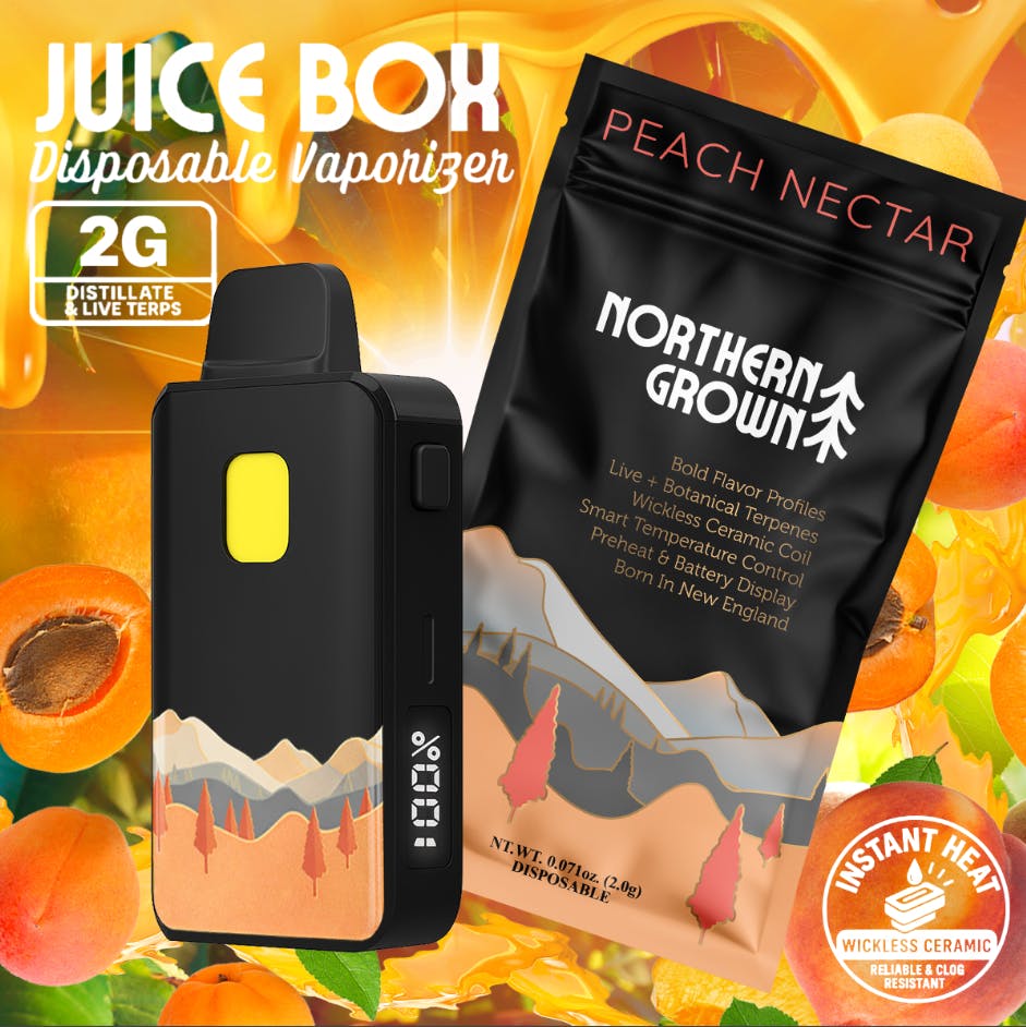 Product: Juice Box | Peach Nectar | Distillate AIO