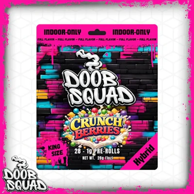 Doob Squad - 28-Pack 1g Prerolls - Crunch Berries - PRE_ROLLS by Doob Squad at King of Budz