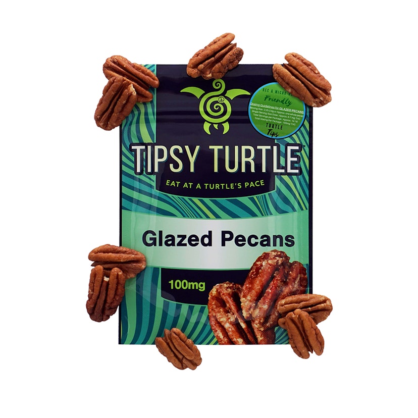 Tipsy Turtle Edibles: Glazed Pecans 100mg