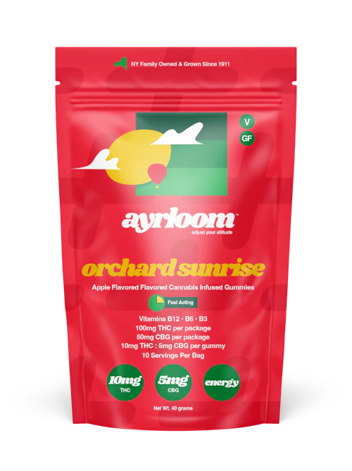 Ayrloom - 100mg Gummies 2:1 THC/CBG - Orchard Sunrise