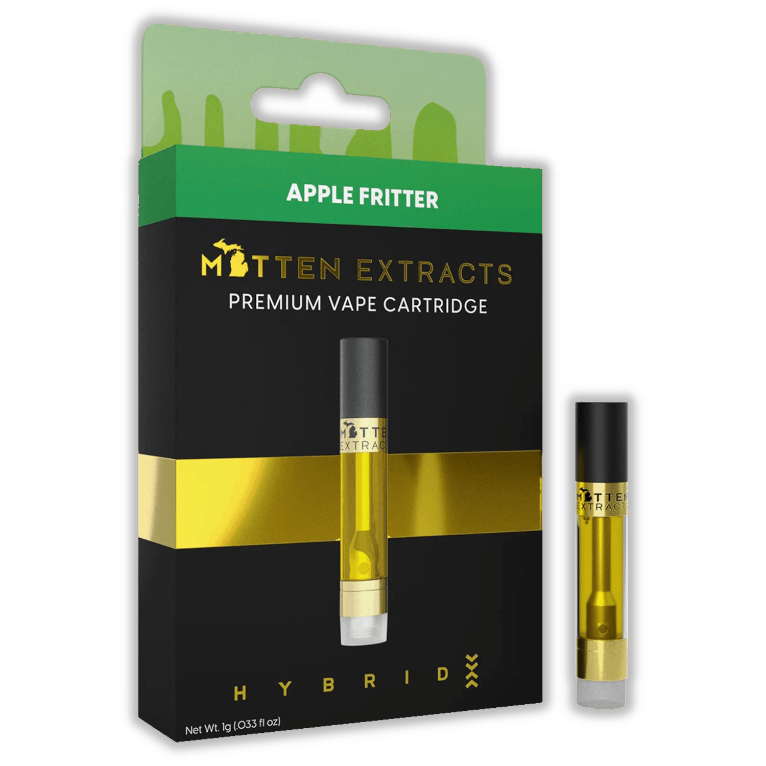 Product: Mitten Extracts | Vape Cart - 1g - Apple Fritter (Hybrid)