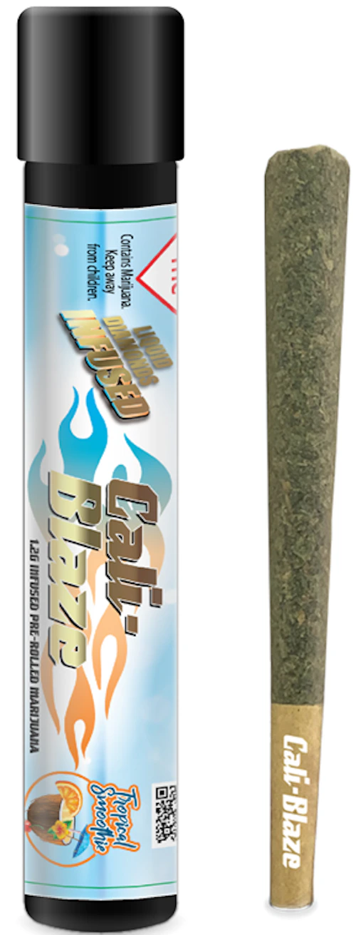 Cali-Blaze - 1.2g Infused Preroll - Tropical Smoothie