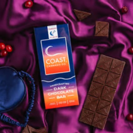 Dark Chocolate Cranberry (SLEEP) Chocolate Bar 1:1:1 (CBN:THC:CBD) - Coast Cannabis