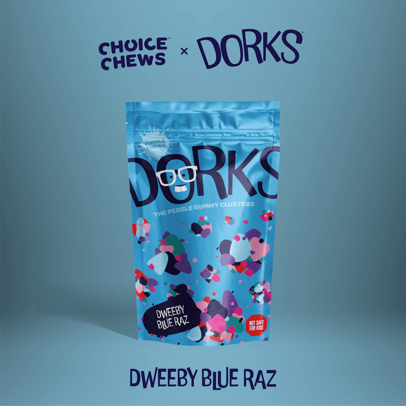 Choice Dorks - Dweeby Blue Raz 200mg Gummies